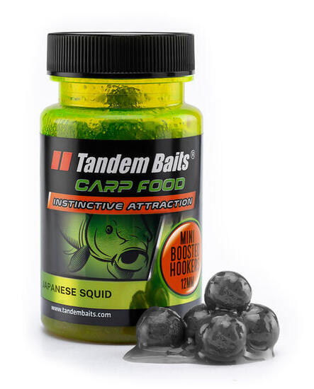 Mini kulki haczykowe Carp Food Boosted Hookers 12mm/50g Japońska Kałamarnica