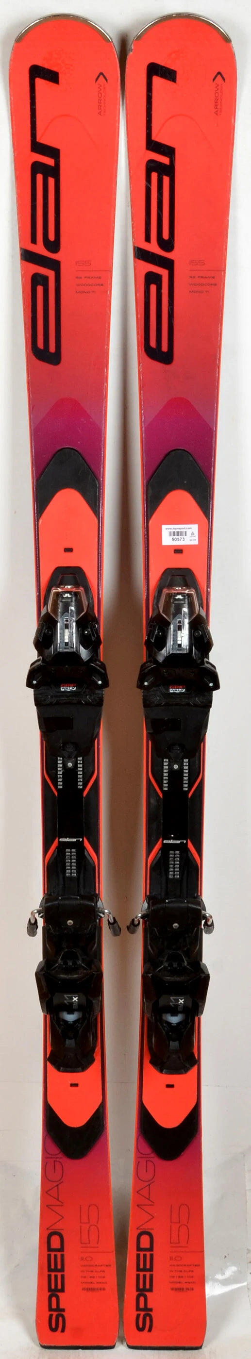 ELAN RECONDITIONNE - Skis Elan SPEED MAGIC full red - BON