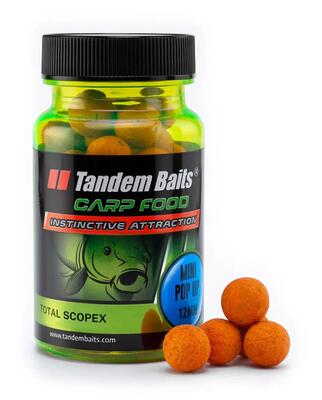 Carp food perfection mini pop-up boilies total scopex 12mm/30g