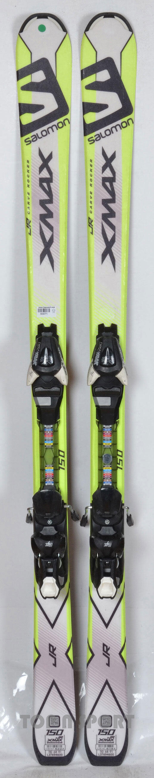 RECONDITIONNE - Skis junior Salomon X-MAX JR - BON 4/5