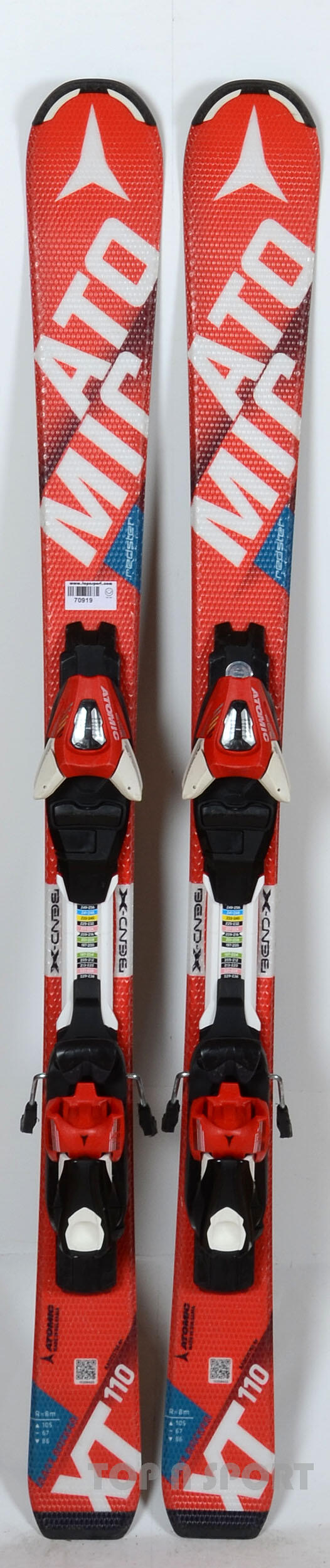 RECONDITIONNE - Skis junior Atomic REDSTER JUNIOR - BON 2/5