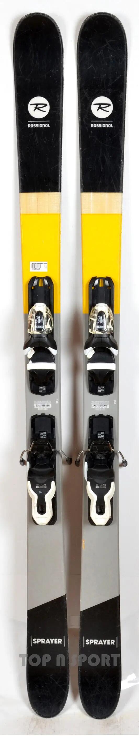 RECONDITIONNE - Skis Rossignol SPRAYER black/yellow - BON 4/5