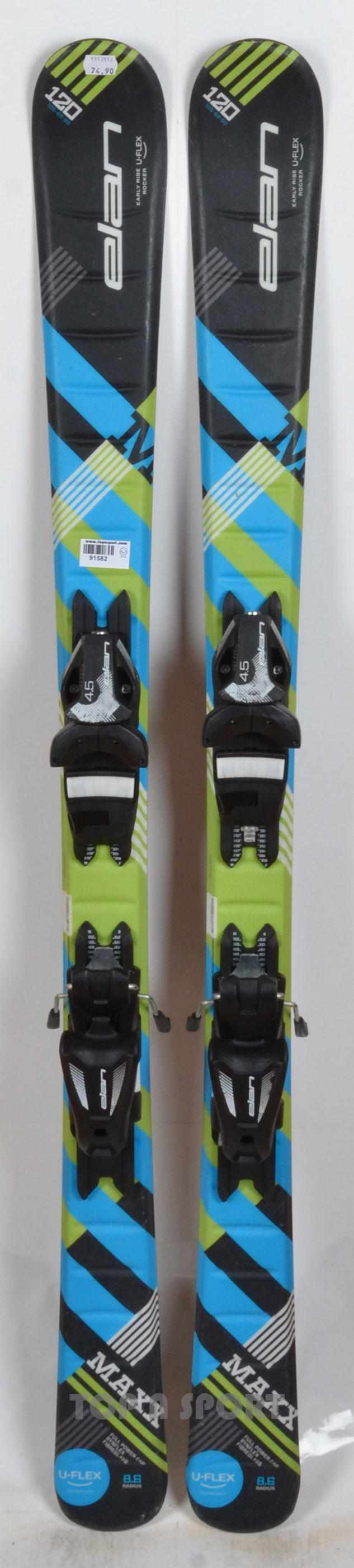 RECONDITIONNE - Skis junior Elan MAXX QUCK SHIFT - BON 2/3