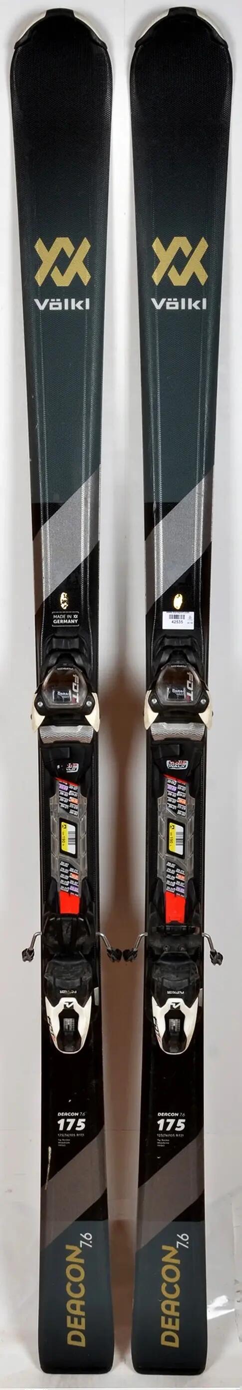 RECONDITIONNE - Skis Völkl DEACON 7.6 - BON 2/3
