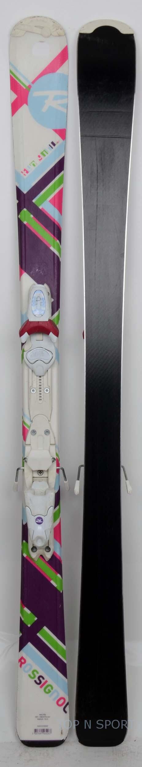 RECONDITIONNE - Skis junior Rossignol FUN GIRL - Skis d'occasion Junio - BON 3/5