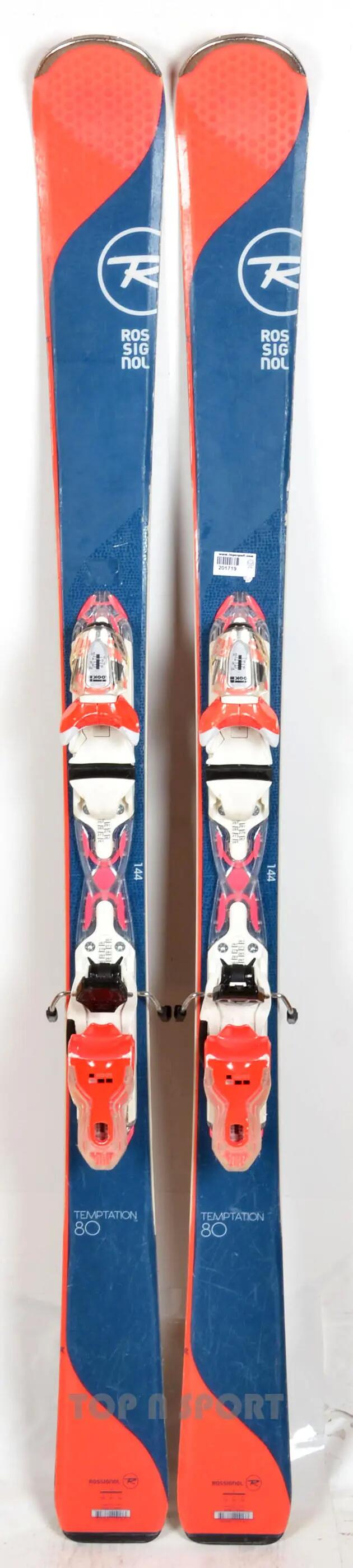 RECONDITIONNE - Skis Rossignol TEMPTATION 80 blue - BON 2/3
