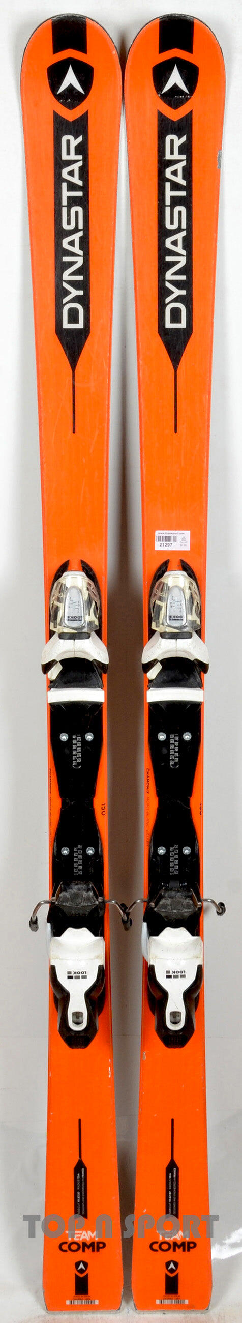 REONDITIONNE - Skis junior Dynastar TEAM COMP Orange 2018 - CORRECT 3/4