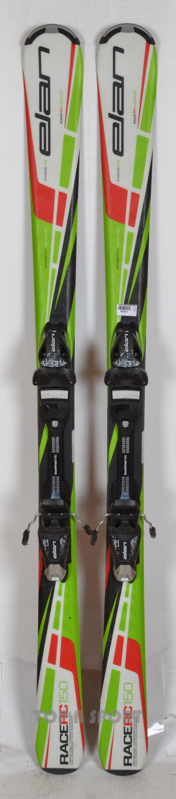 RECONDITIONNE - Skis junior Elan RC RACE QT white - BON 4/5