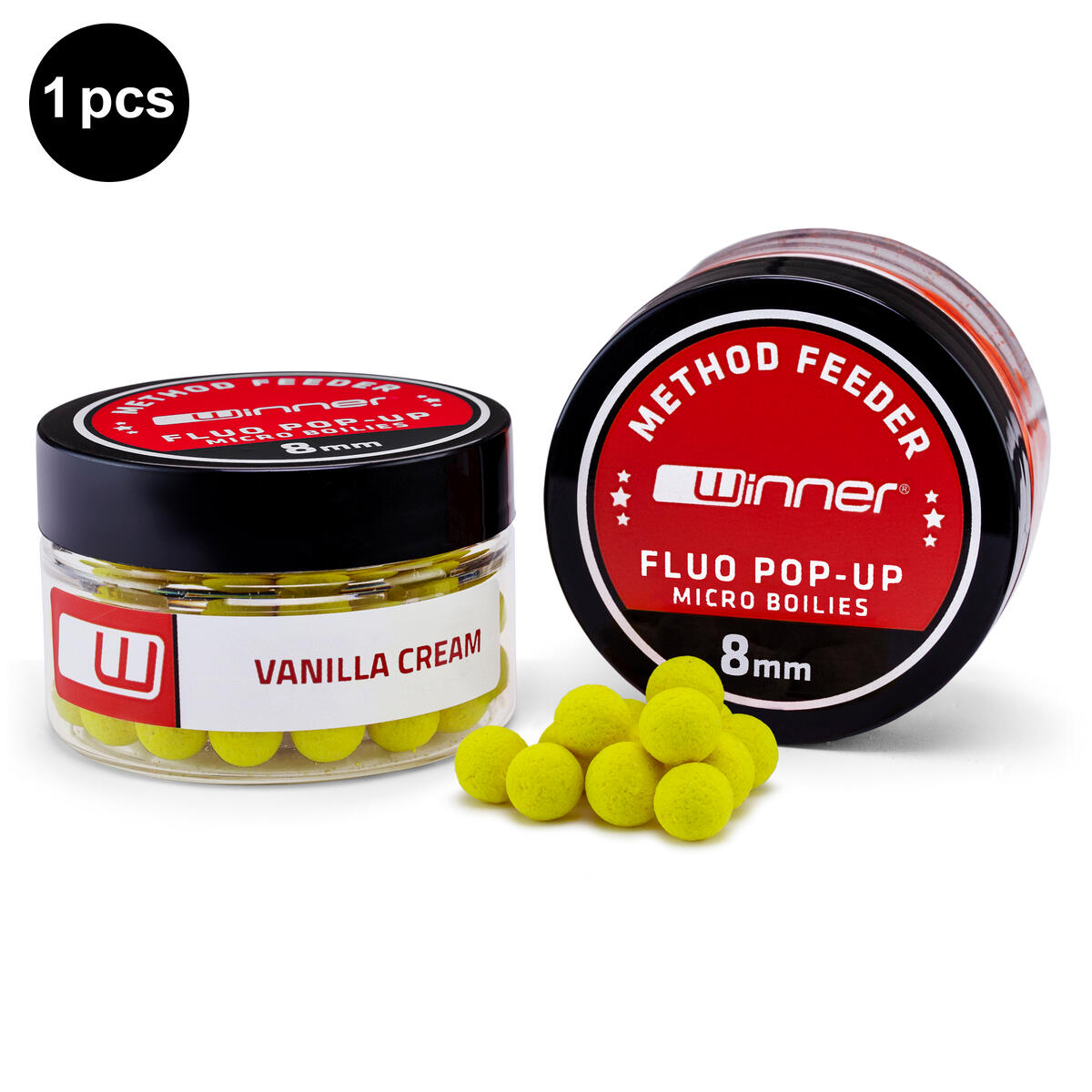 Mini kulki pływające do Method/Feeder 8mm/20g Waniliowy Krem