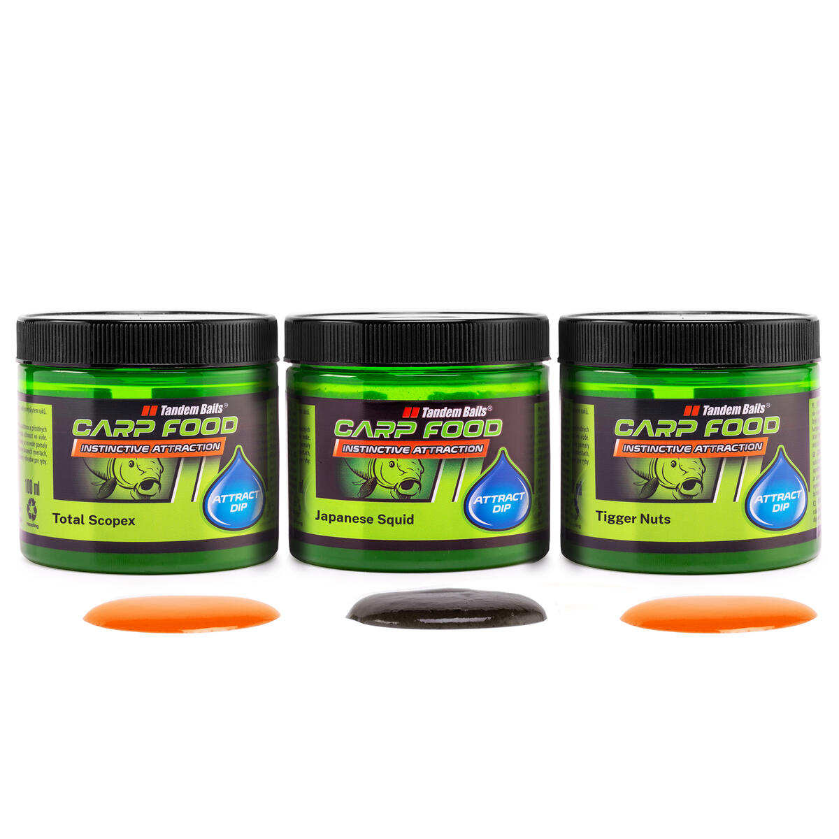 TANDEM BAITS Dip Carp Food Attract Mix č. 3 100ml 3ks