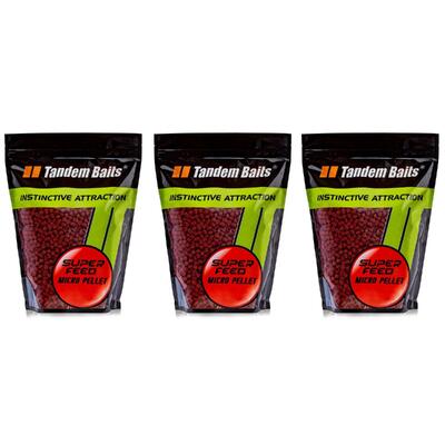 Micro-pellet karpiowy SuperFeed 2 mm / 1 kg – Zestaw Robin Red (3 sztuki)