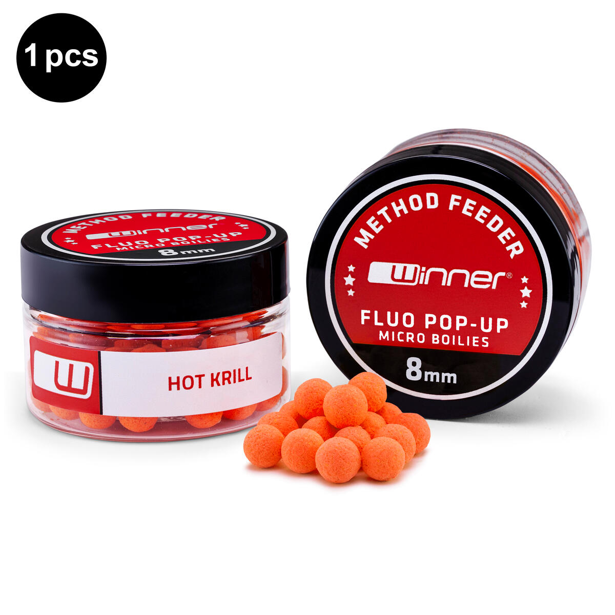 Mini kulki pływające do Method/Feeder 8mm/20g Red Krill