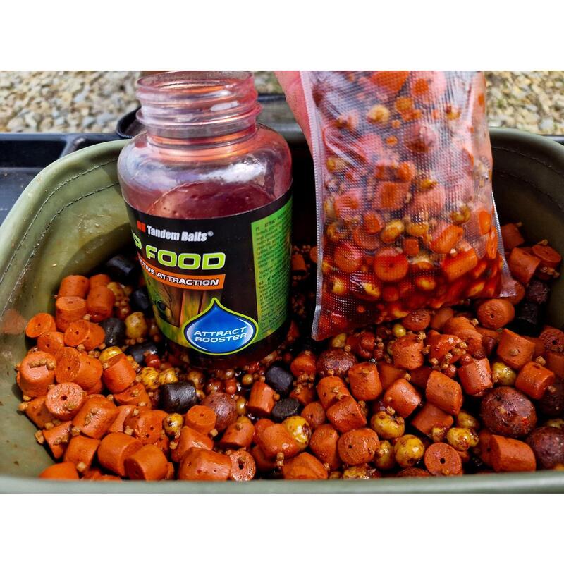Booster do PVA Carp Food Černý Halibut 300ml