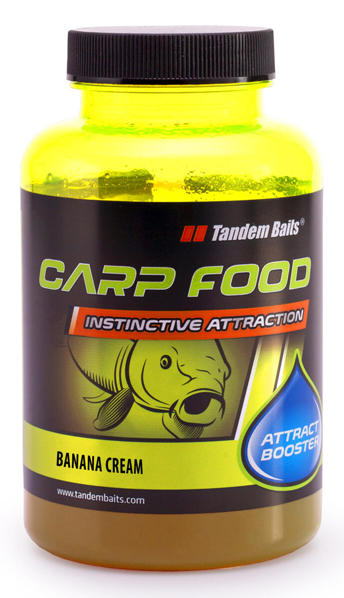 TANDEM BAITS Booster do PVA Carp Food Banánový krém 300ml