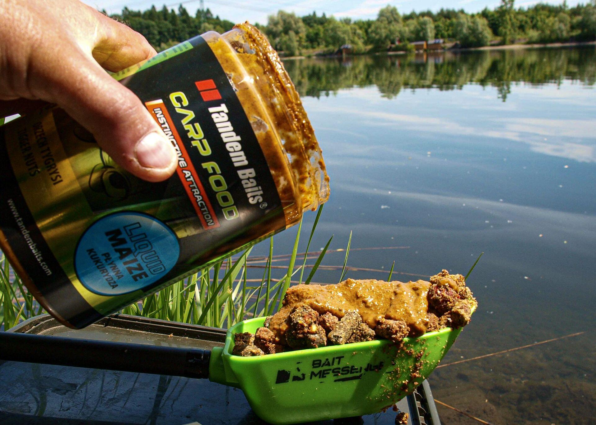 Carp Food Liquid Maize Black Halibut 1000ml 6/6