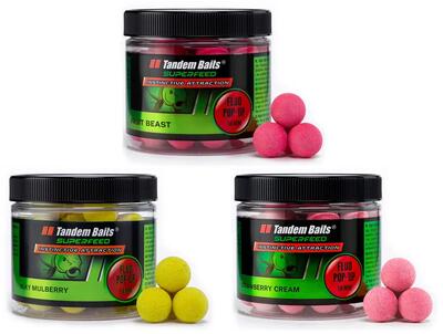Superfeed fluo pop-up boilies fruity set 16mm 70g 3-pack set