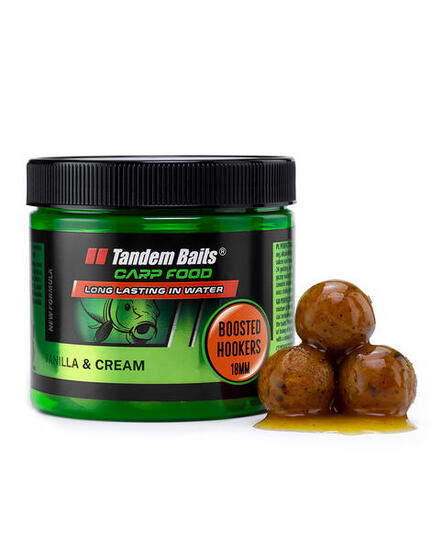 Kulki haczykowe Carp Food Boosted Hookers 18mm/300g Wanilia & Śmietanka