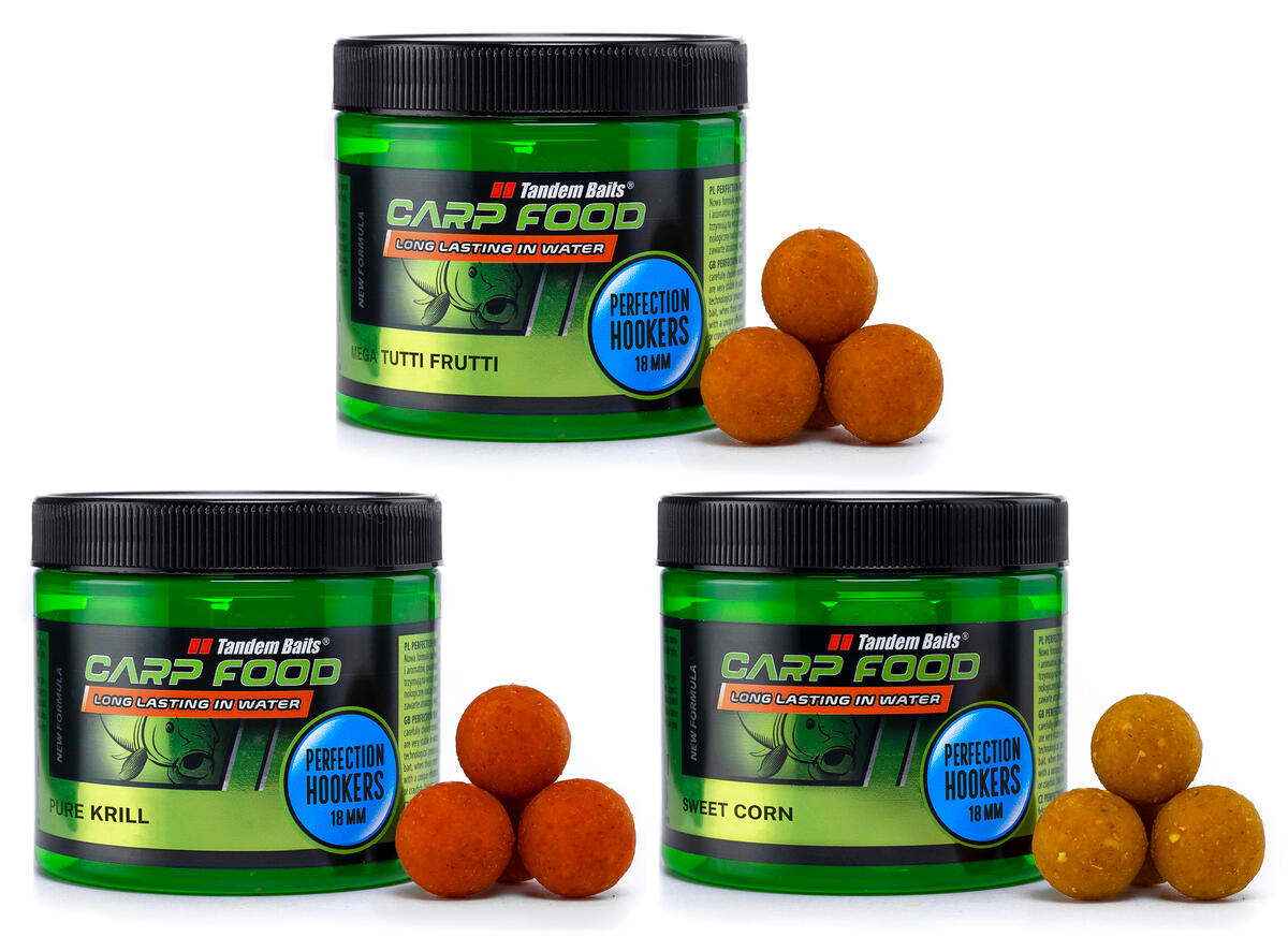 TANDEM BAITS Chytací boilies Carp Food Perfection Mix č. 2 18mm 120g 3ks