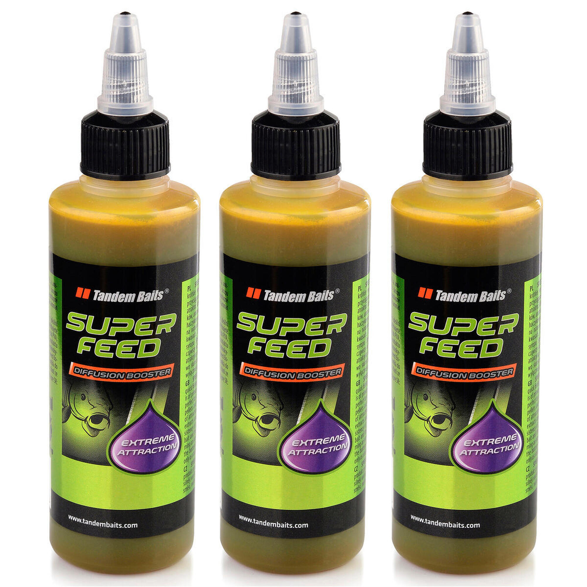 TANDEM BAITS Booster SuperFeed Diffusion Ovocný Mix 100ml 3ks