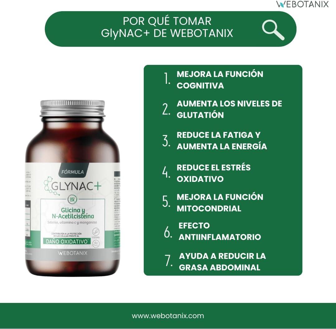 Fórmula GlyNAC+ com NAC, Glicina, Vitamina C e Selénio – 60 cápsulas 3/7