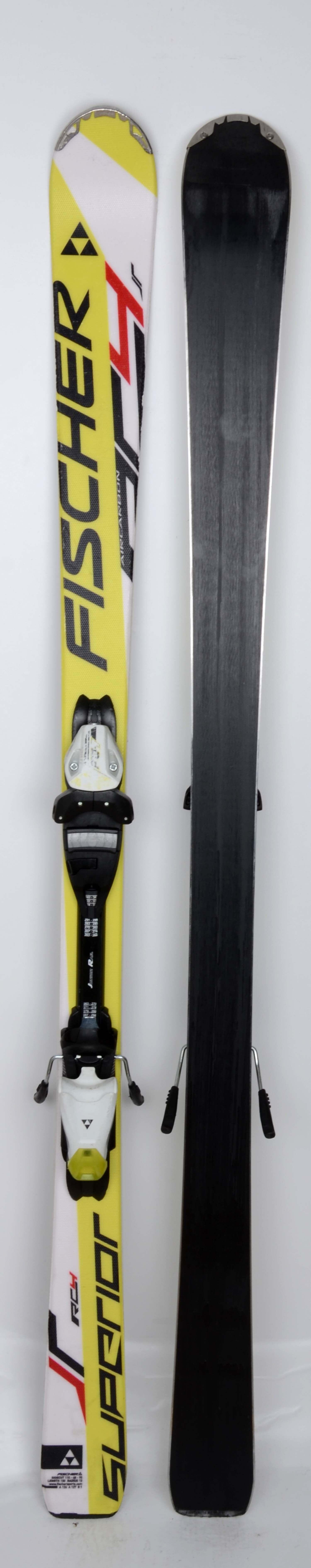 REONDITIONNE - Skis junior Fischer RC4 SUPERIOR JR Yellow - Skis d'oc - CORRECT 3/3