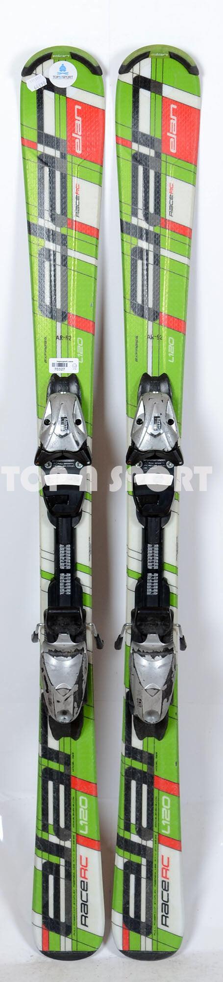RECONDITIONNE - Skis junior Elan RC RACE green/red - BON 2/5