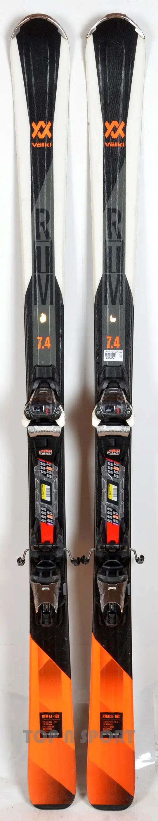 RECONDITIONNE - Skis Völkl RTM 7.4 black/white - BON 3/4