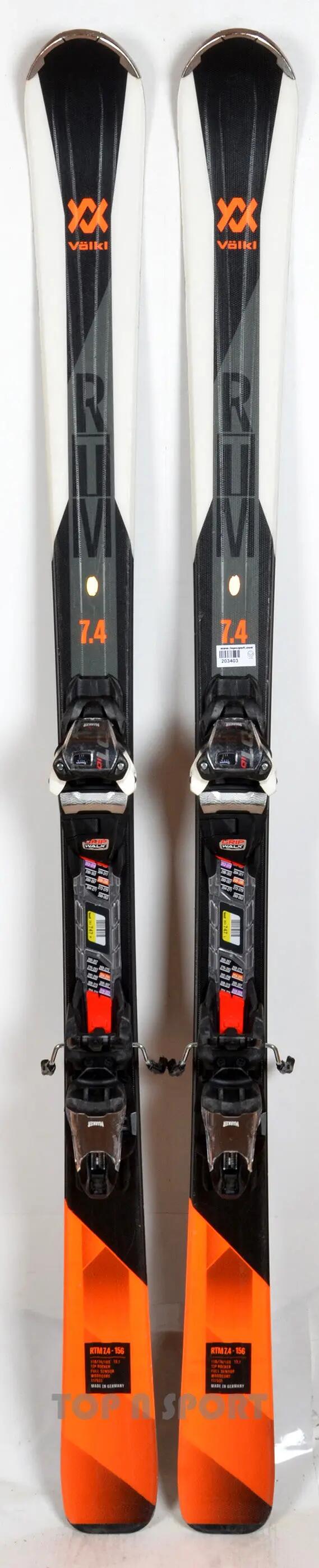 RECONDITIONNE - Skis Völkl RTM 7.4 black/white - BON 2/4