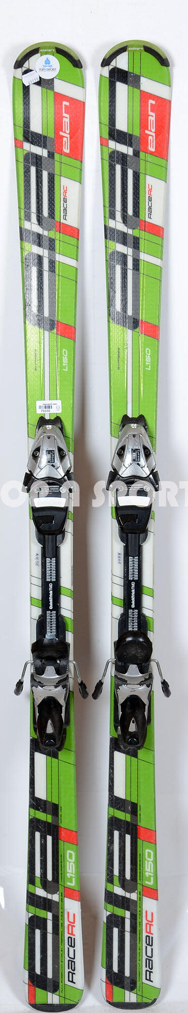 RECONDITIONNE - Skis junior Elan RC RACE green/red - BON 4/5