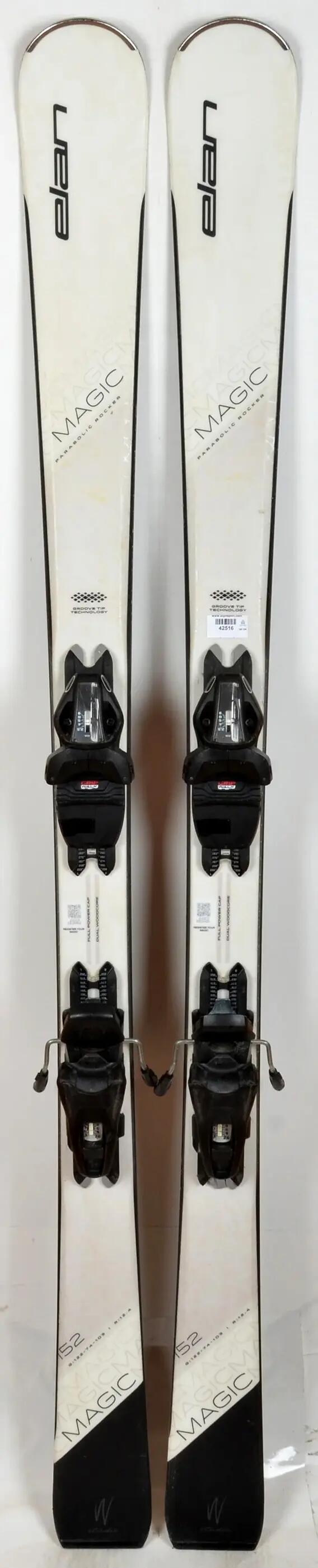 RECONDITIONNE - Skis Elan WHITE MAGIC full white - BON 2/3