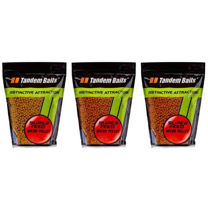 Micro-pellet karpiowy SuperFeed 2 mm / 1 kg – Zestaw Owocowy (3 sztuki)