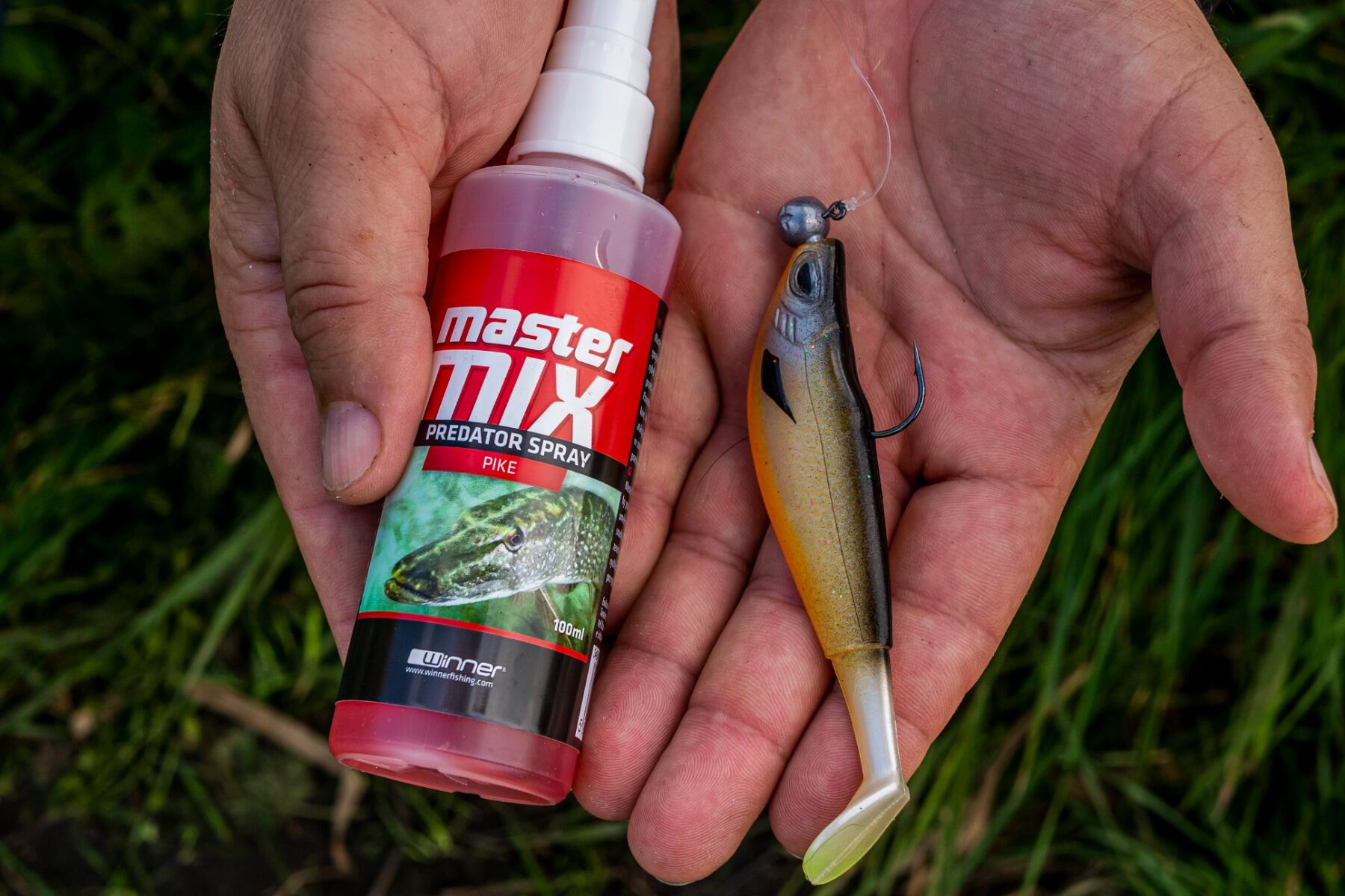 Atraktor na drapieżniki w sprayu 100ml Mix smaków 3 szt