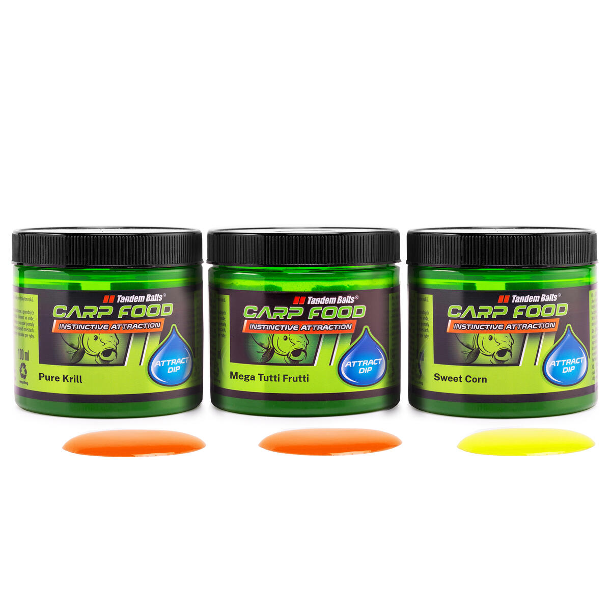 TANDEM BAITS Dip Carp Food Attract Mix č. 2 100ml 3ks