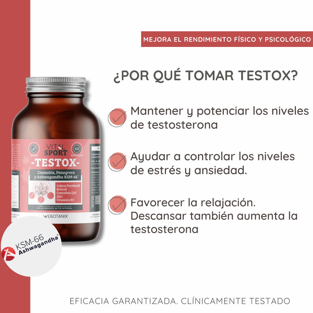 WeBotanix Testox Vital Sport 60 capsulas 3/6