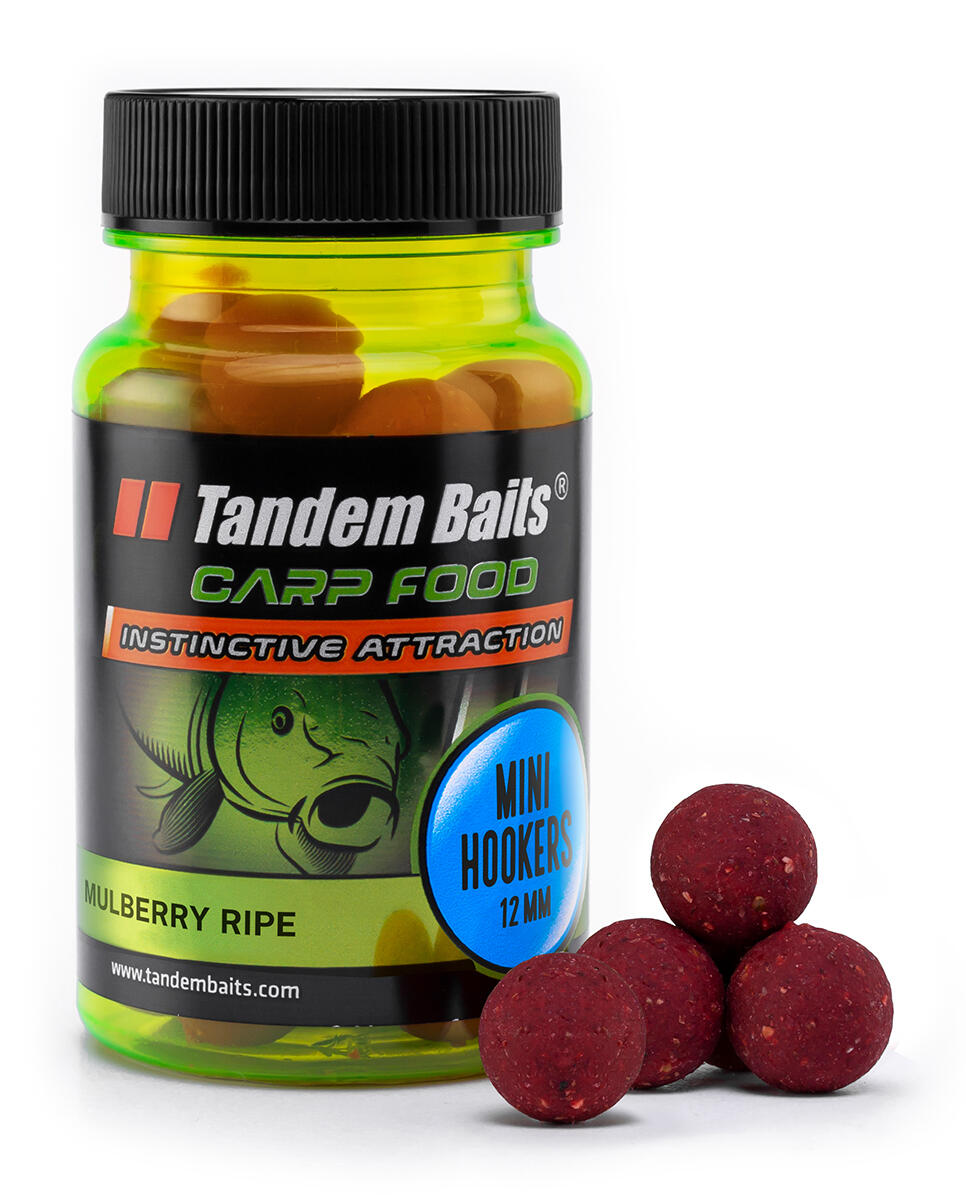 TANDEM BAITS Chytací boilies Carp Food Perfection Zralá Moruše 12mm 50g