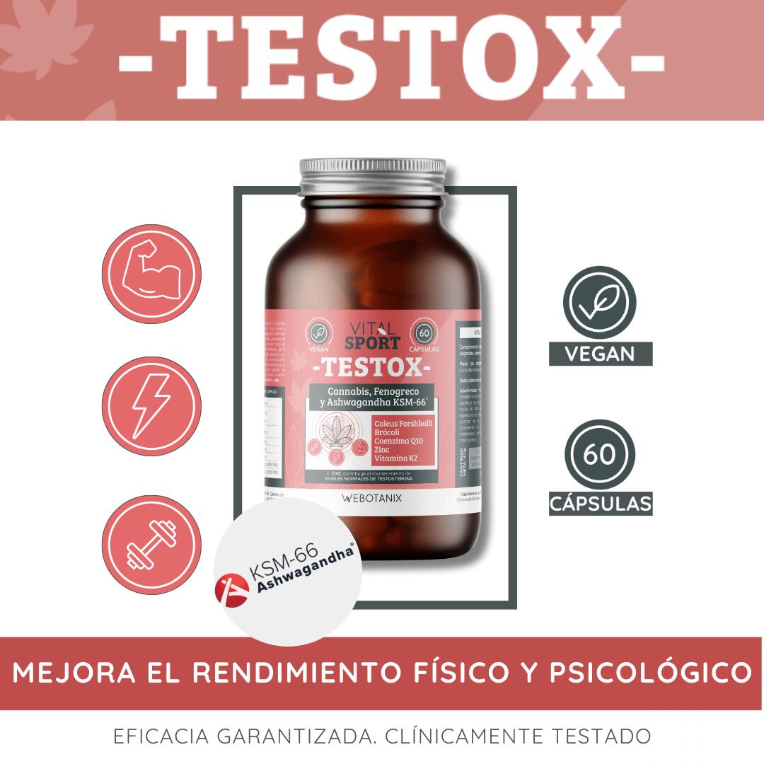 WeBotanix Testox Vital Sport 60 capsulas 5/6