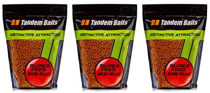 Micro-pellet karpiowy SuperFeed 6 mm / 1 kg – Zestaw Rybny (3 sztuki)