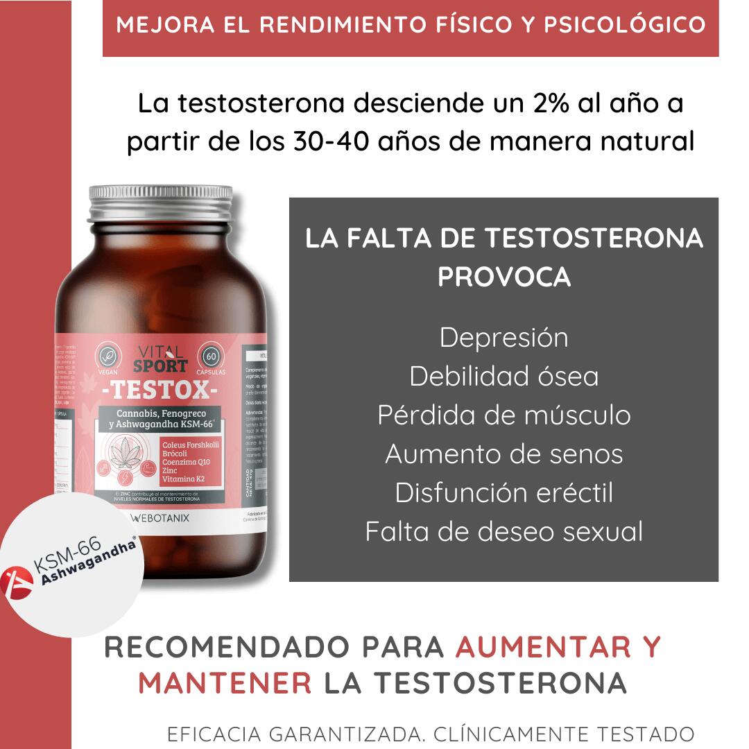WeBotanix Testox Vital Sport 60 capsulas 4/6