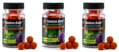 Superfeed diffusion pop-up mini boilies fishy mix 12mm 30g 3-pack set