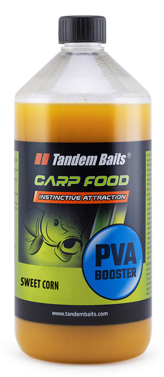 TANDEM BAITS Booster do PVA Carp Food Sladká kukuřice 1000ml