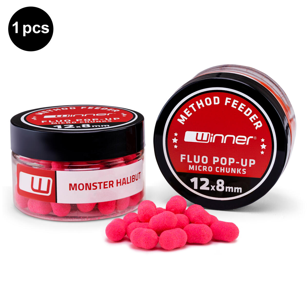 Mikro Fluo Chunks przynęty do metodyMonster Halibut