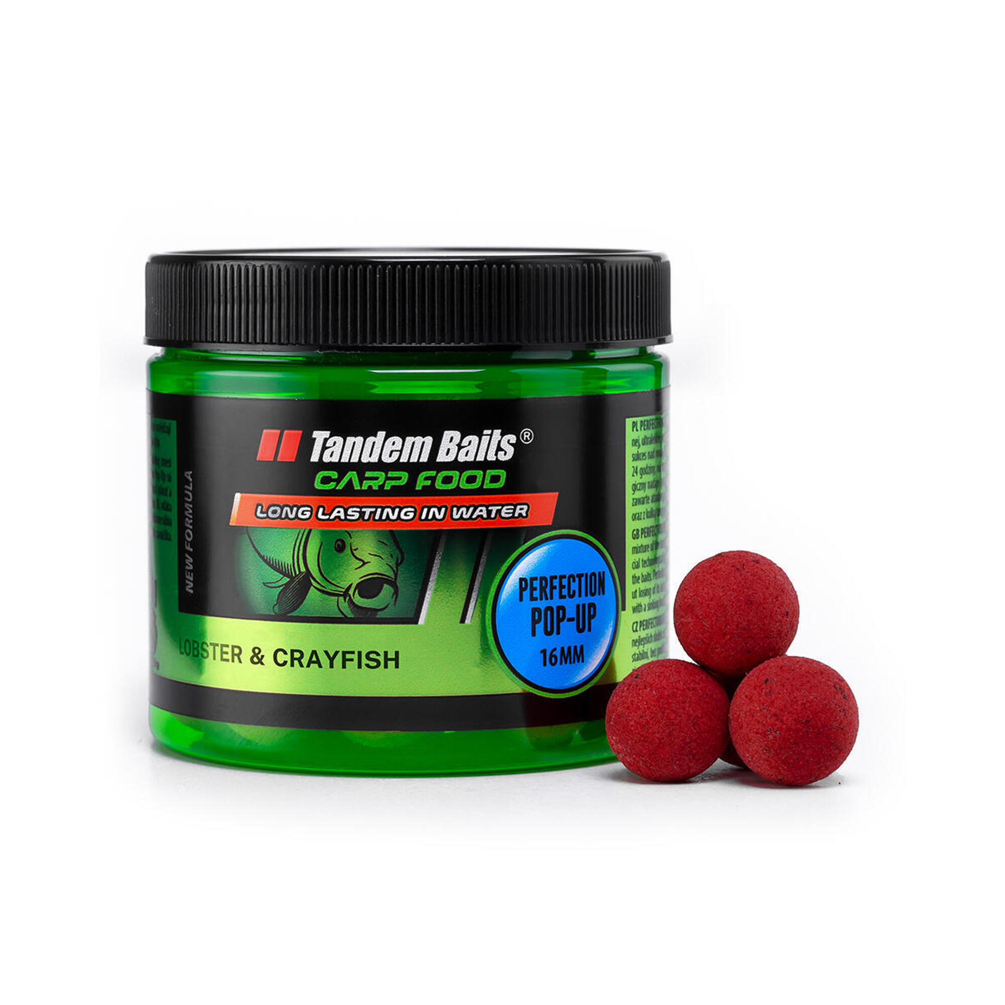 TANDEM BAITS Plovoucí boilies Carp Food Perfection Humr & Rak 16mm 70g
