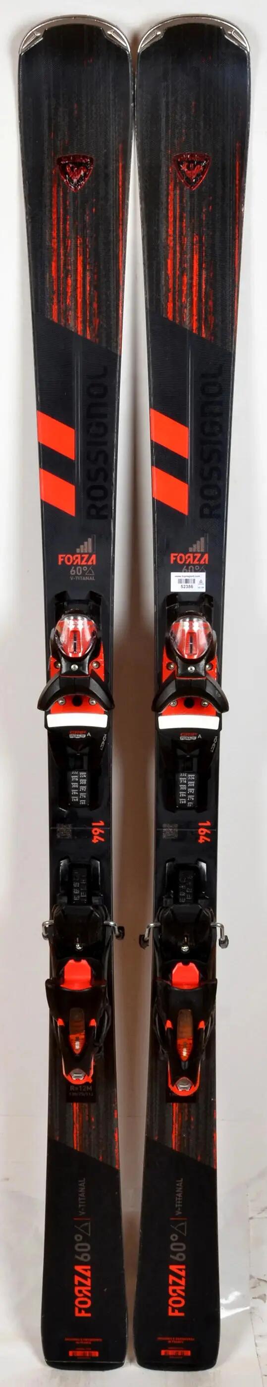 RECONDITIONNE - Skis Rossignol FORZA 60° V-Ti - BON 1/1