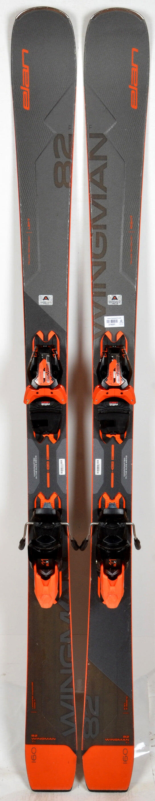 RECONDITIONNE - Skis Elan WINGMAN 82 Ti - BON 2/3