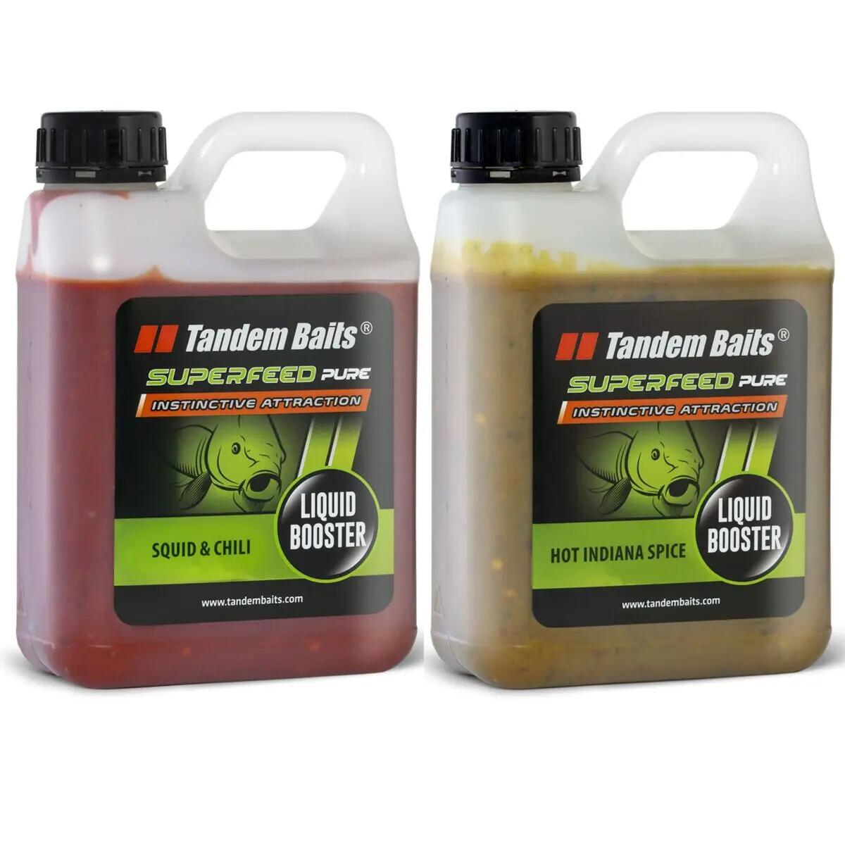 TANDEM BAITS Booster do PVA SuperFeed Pure Oliheň & Chili & Hot Spice 1000ml 2ks