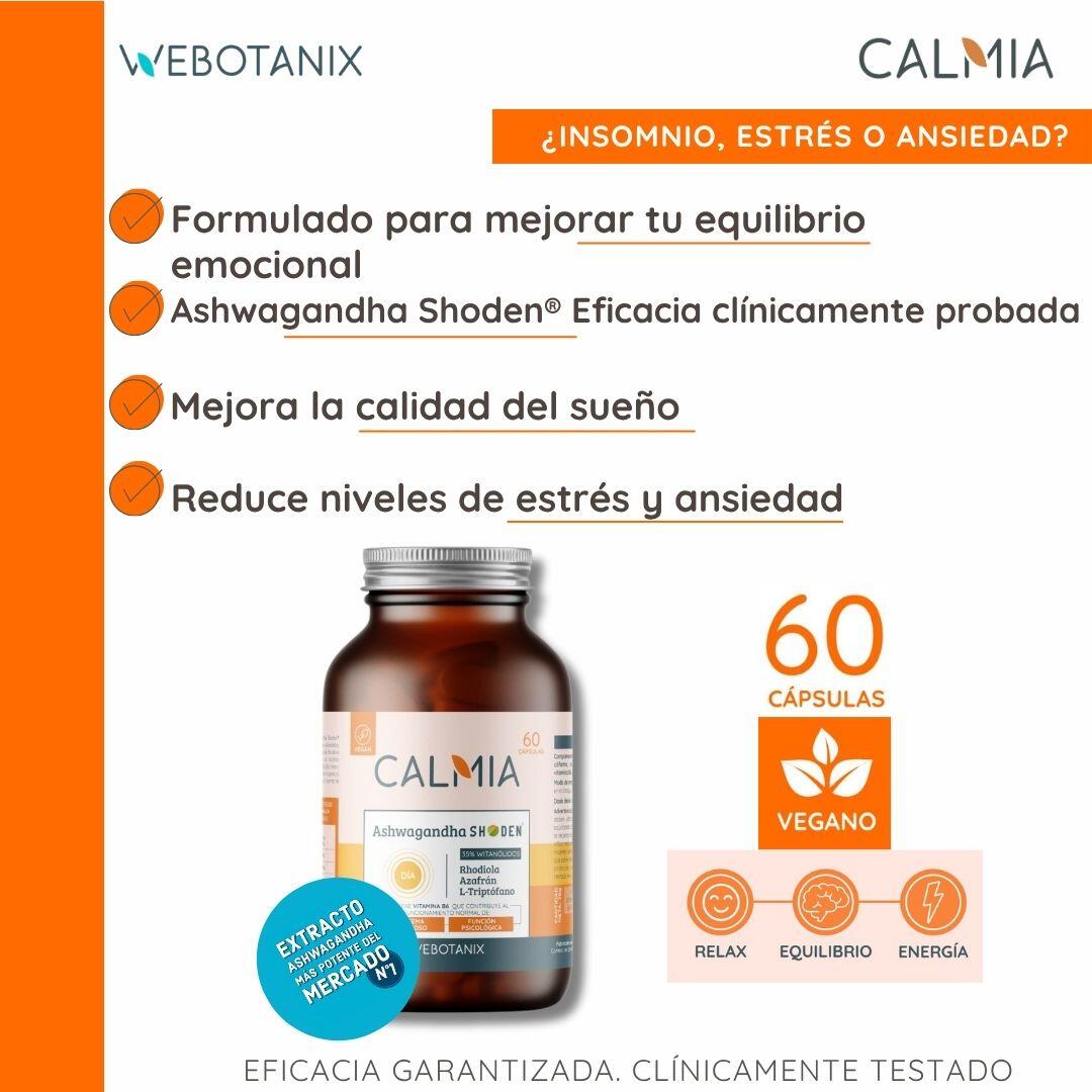 Calmia Day com Shoden® Ashwagandha, Açafrão e Rhodiola – 60 Cápsulas 3/6