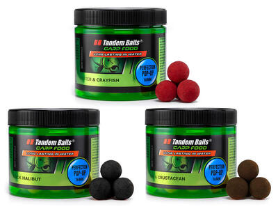 Carp food perfection pop-up boilies fish mix 3-pack set 16mm/70g