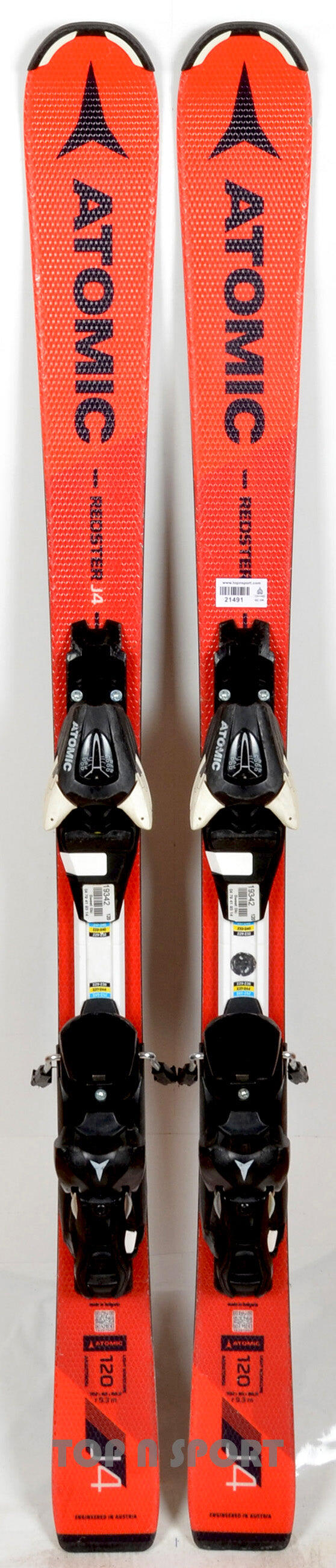 ATOMIC RECONDITIONNE - Skis junior Atomic REDSTER J4 full red - BON
