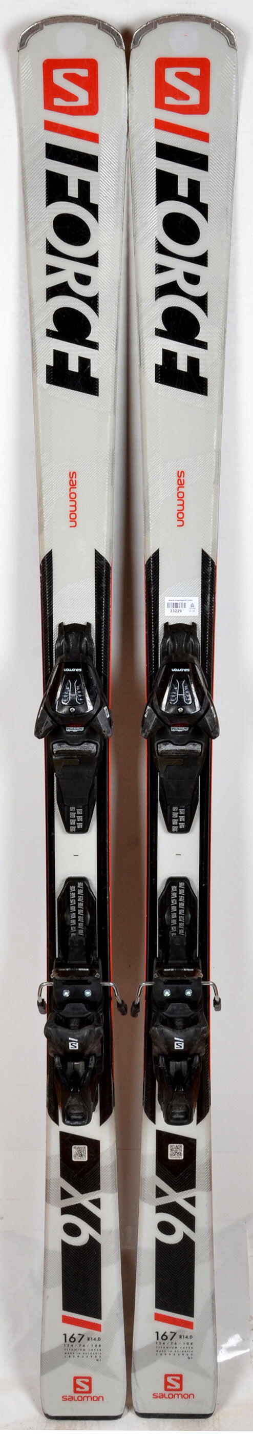 RECONDITIONNE - Skis Salomon S FORCE X6 - BON 1/1