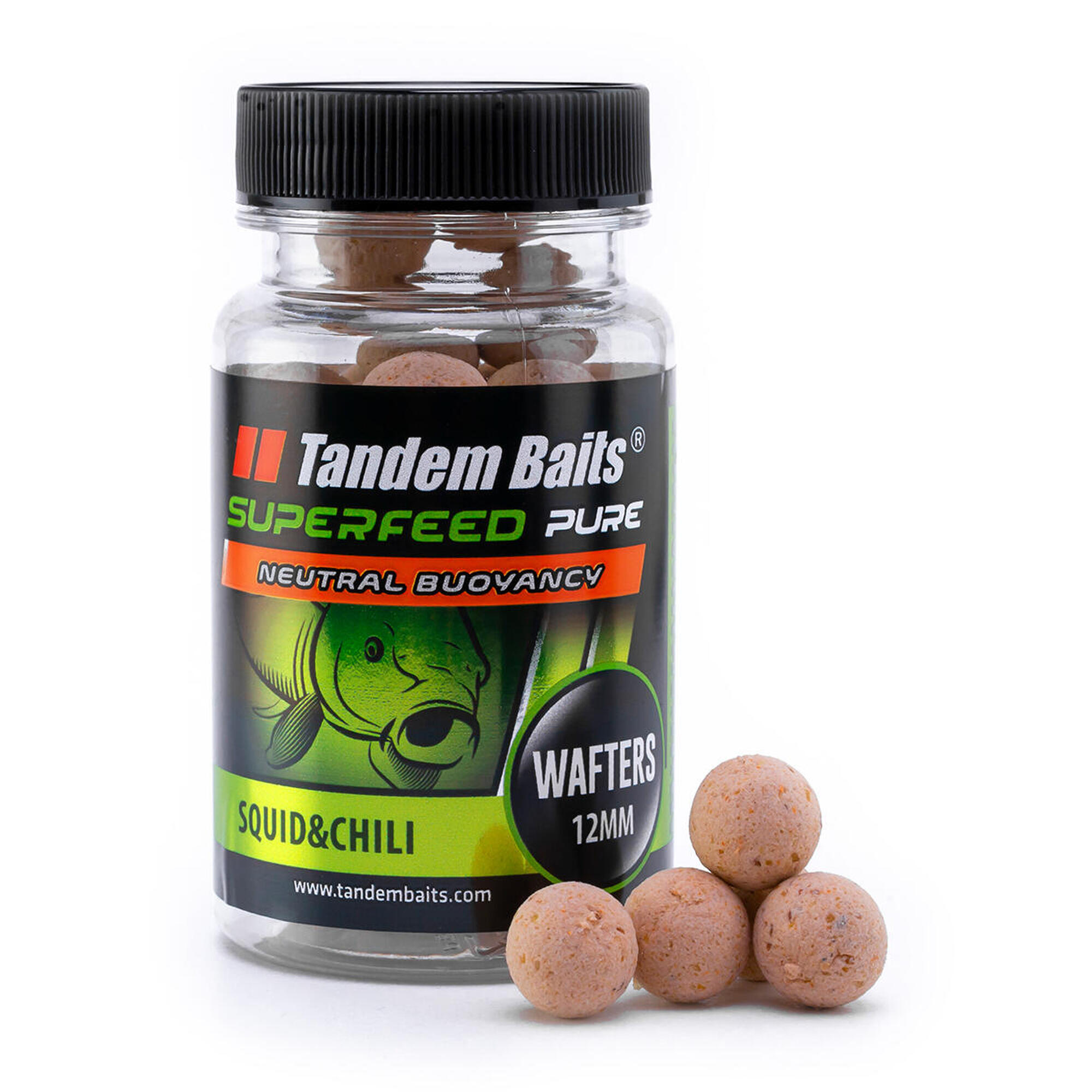TANDEM BAITS Wafters SuperFeed Pure Oliheň & Chili 12mm 30g